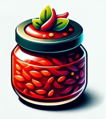 A jar of Spice Haven chili jam